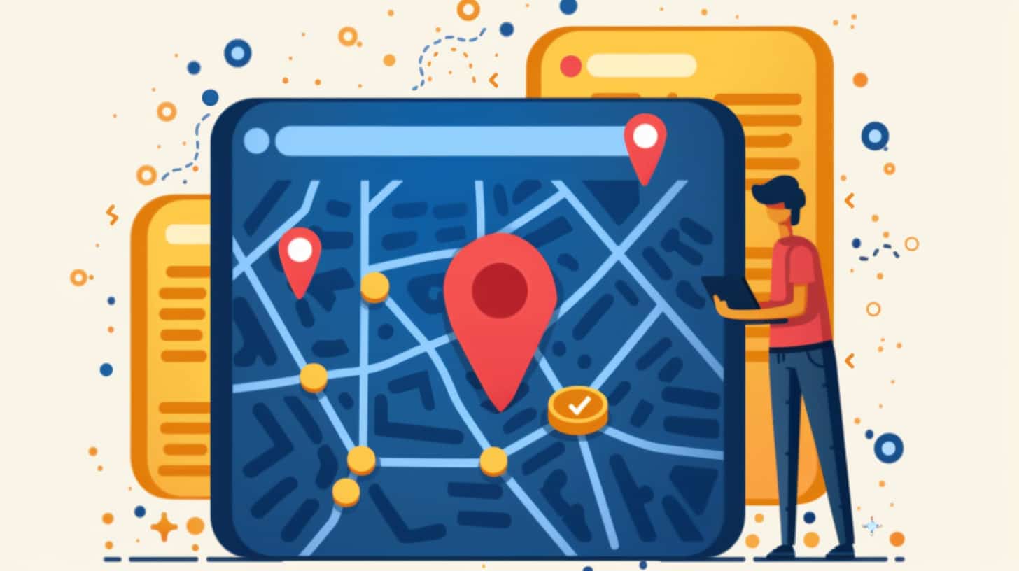 flat design of keyword local seo